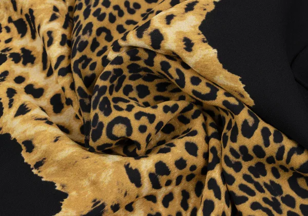 Jean Paul GAULTIER FEMME Leopard Printed Rayon Shirt K-165467_016