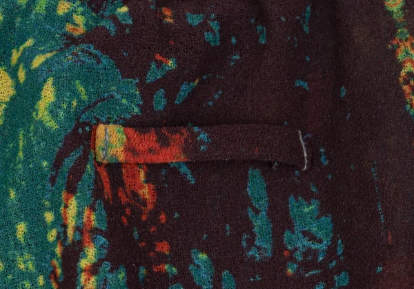 Jean Paul GAULTIER FEMME Psychedelic Printed Hem Lace Skirt K-165468_009