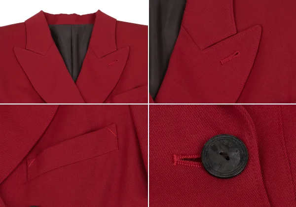 Jean Paul GAULTIER CLASSIQUE Power Shoulder Wool Coat K-165469_004