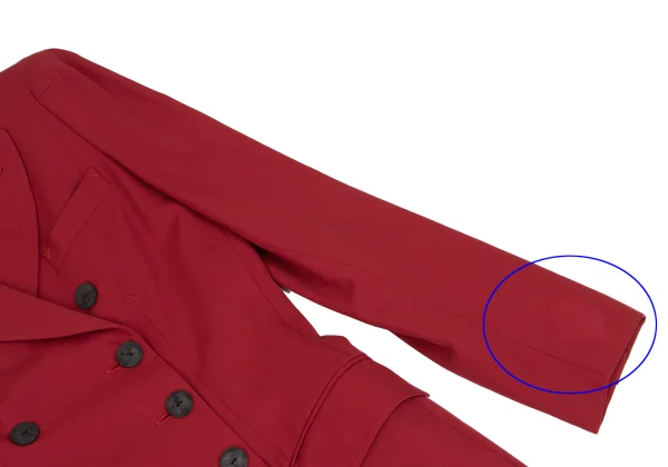 Jean Paul GAULTIER CLASSIQUE Power Shoulder Wool Coat K-165469_005