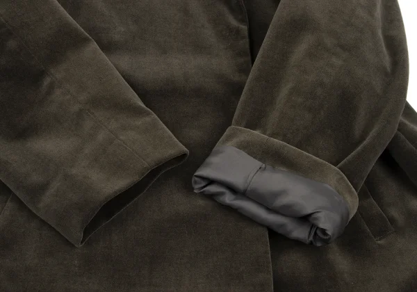 Jean Paul GAULTIER CLASSIQUE Decoration Button Velour Coat K-165470_007