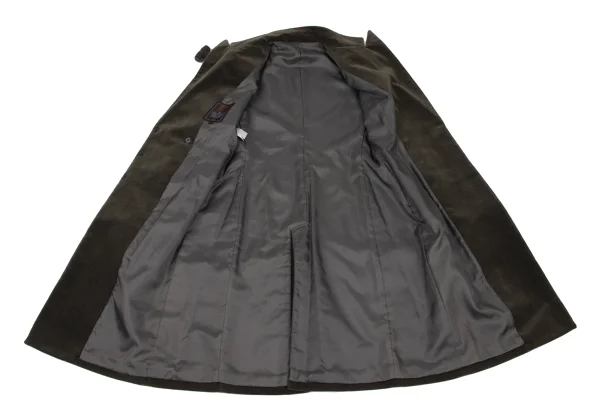 Jean Paul GAULTIER CLASSIQUE Decoration Button Velour Coat K-165470_012