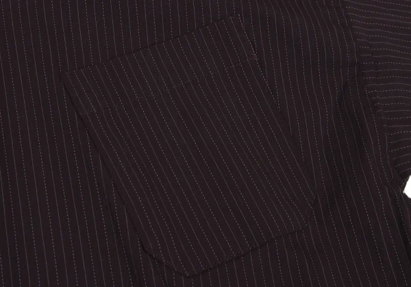 Jean Paul GAULTIER CLASSIQUE Stripe Cache-coeur Stretch Shirt K-165471_006