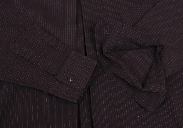 Jean Paul GAULTIER CLASSIQUE Stripe Cache-coeur Stretch Shirt K-165471_008