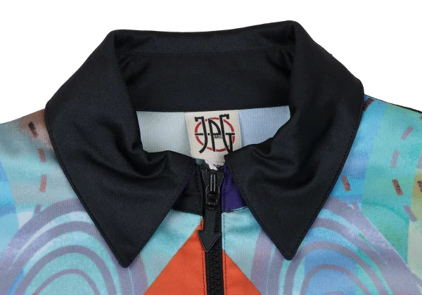 JPG by GAULTIER Graphic Printed Stretch Zip Shirt K-165473_004