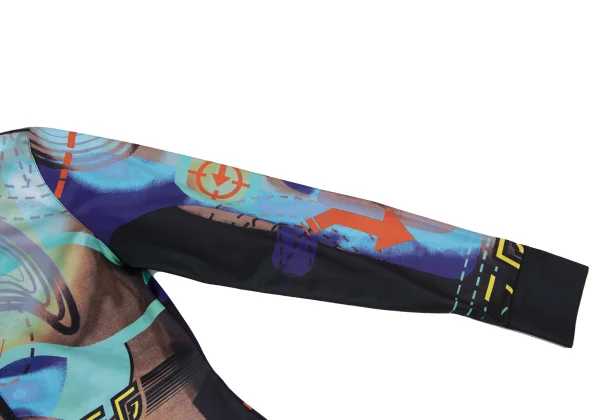 JPG by GAULTIER Graphic Printed Stretch Zip Shirt K-165473_006