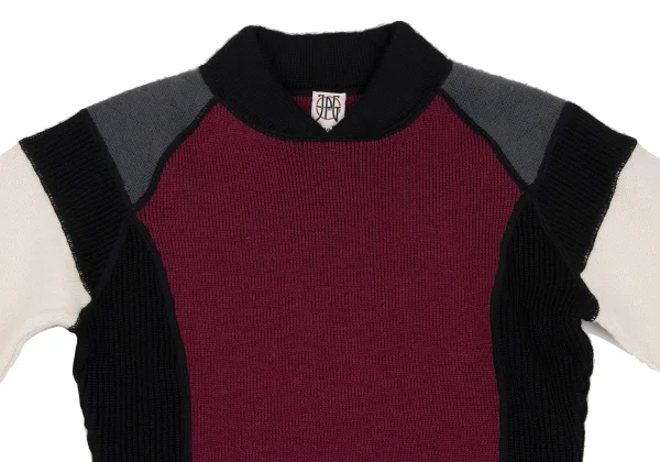 JPG by GAULTIER Switching Wool Knit Sweater K-165474_003
