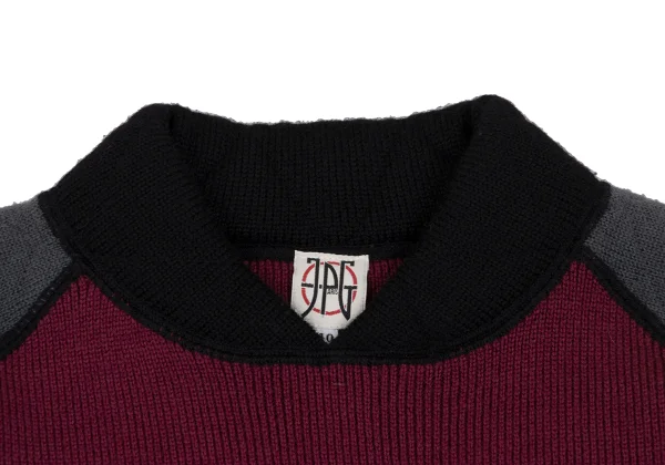 JPG by GAULTIER Switching Wool Knit Sweater K-165474_004