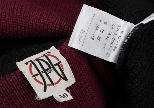 JPG by GAULTIER Switching Wool Knit Sweater K-165474_012
