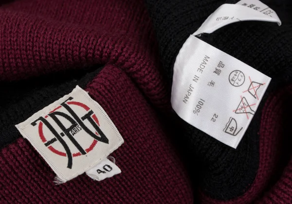 JPG by GAULTIER Switching Wool Knit Sweater K-165474_013