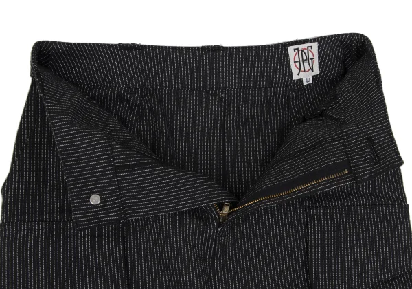 JPG by GAULTIER Pin Stripe Flap Pocket Stretch Skirt K-165475_006