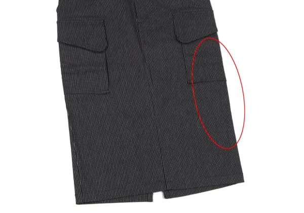 JPG by GAULTIER Pin Stripe Flap Pocket Stretch Skirt K-165475_007