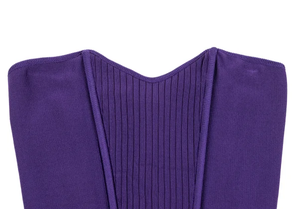 Thierry Mugler Rib Switching Knit Corset K-165476_003