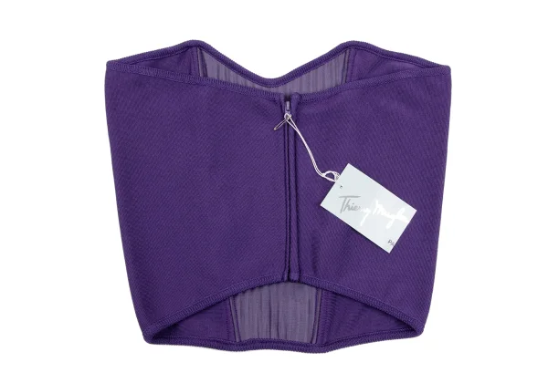 Thierry Mugler Rib Switching Knit Corset K-165476_005