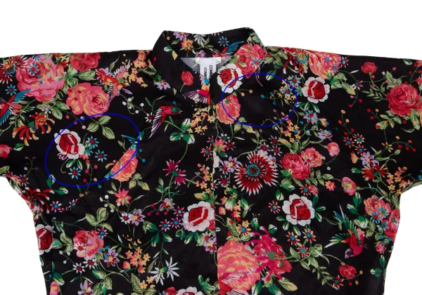 COMME des GARCONS Floral Printed Chinese Blouse K-165479_003