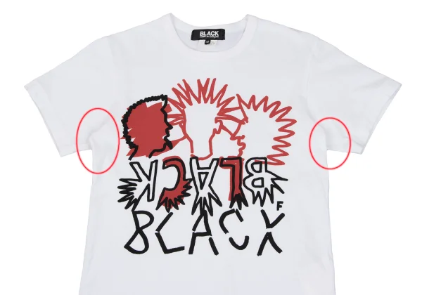 BLACK COMME des GARCONS Printed T Shirt K-165481_002