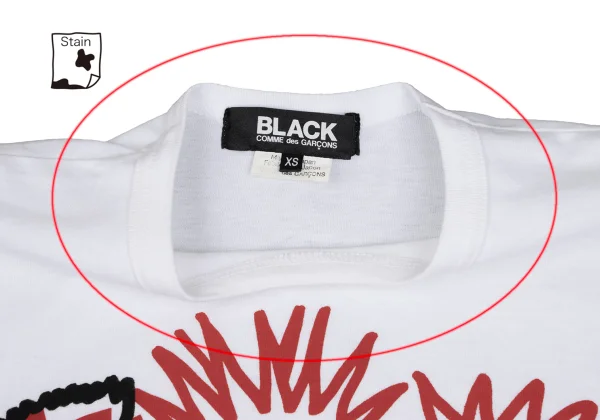 BLACK COMME des GARCONS Printed T Shirt K-165481_007