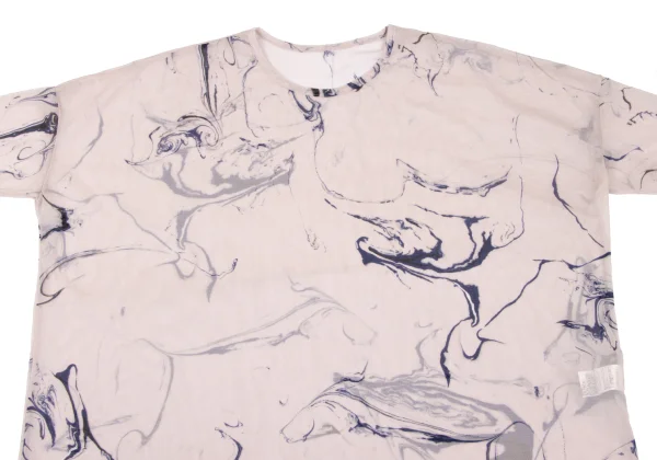 Y's Poly Graphic Printed Mesh Top K-165482_003