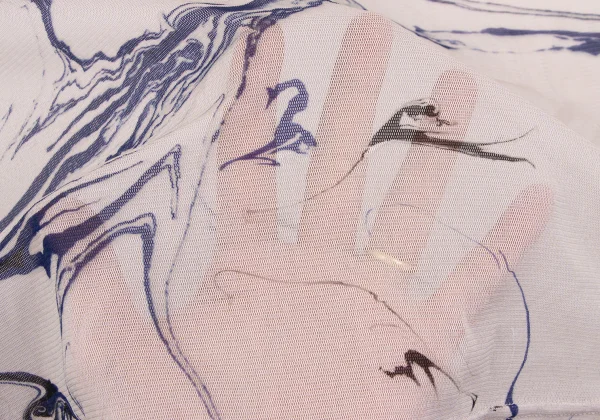 Y's Poly Graphic Printed Mesh Top K-165482_011