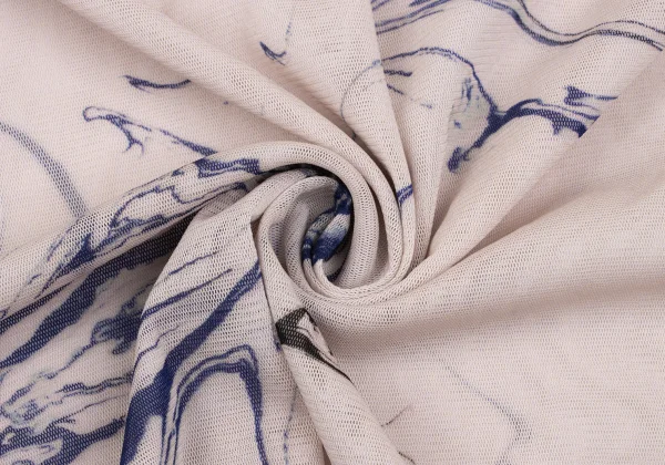 Y's Poly Graphic Printed Mesh Top K-165482_012