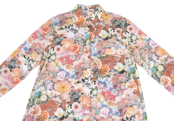 MM6 MAISON MARGIELA Floral Printed Asymmetrical Shirt K-165483_003