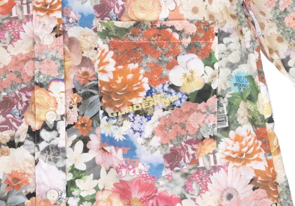 MM6 MAISON MARGIELA Floral Printed Asymmetrical Shirt K-165483_006