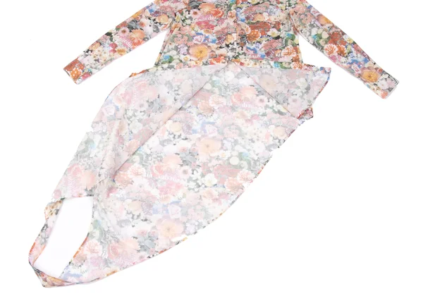 MM6 MAISON MARGIELA Floral Printed Asymmetrical Shirt K-165483_011