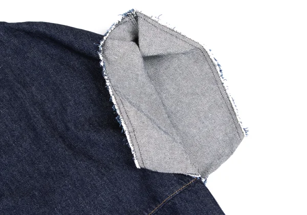 MM6 MAISON MARGIELA Cut Off Design V Neck Denim Blouse K-165484_005