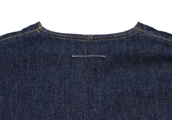 MM6 MAISON MARGIELA Cut Off Design V Neck Denim Blouse K-165484_009