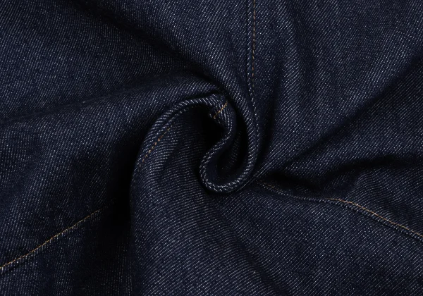 MM6 MAISON MARGIELA Cut Off Design V Neck Denim Blouse K-165484_010