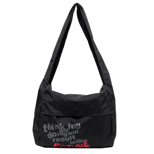 COMME des GARCONS Message Print Nylon Messenger Bag K-165486_002