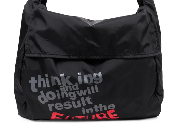 COMME des GARCONS Message Print Nylon Messenger Bag K-165486_003