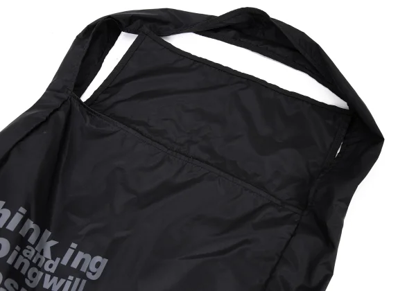 COMME des GARCONS Message Print Nylon Messenger Bag K-165486_010