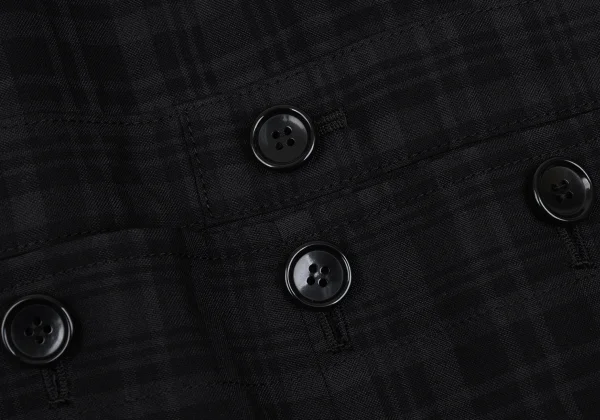 tao Linen Blend Checked Sailor Collar Jumpsuit K-165488_008