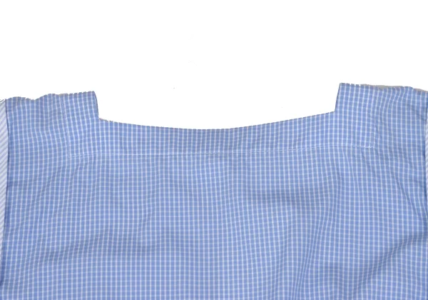 tao Stripe Outseam Switching Check Dress K-165489_004