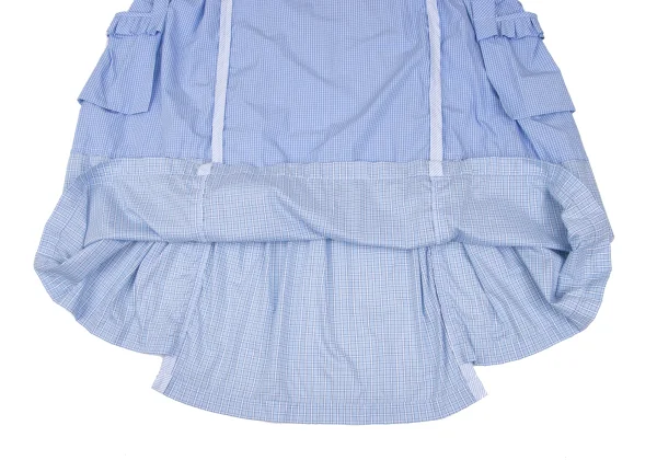 tao Stripe Outseam Switching Check Dress K-165489_009