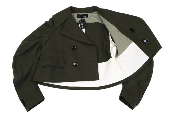 tricot COMME des GARCONS Wool Blend Curve Sleeve Jacket & Pants K-165492_009