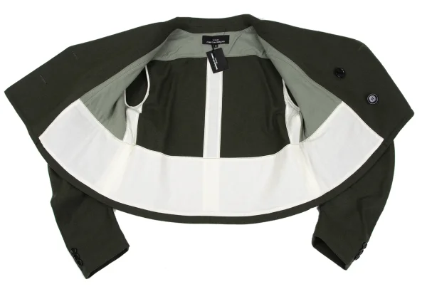 tricot COMME des GARCONS Wool Blend Curve Sleeve Jacket & Pants K-165492_010