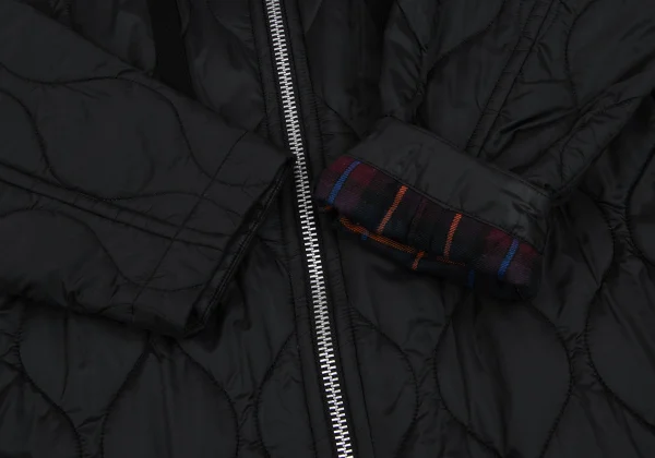 tricot COMME des GARCONS Detachable Sleeve Quilted Hoodie Coat K-165493_007