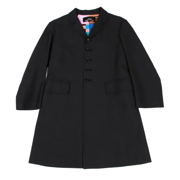 tricot COMME des GARCONS Cotton Blend Crazy Pattern Lining Coat K-165495_003