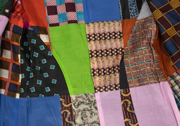 tricot COMME des GARCONS Cotton Blend Crazy Pattern Lining Coat K-165495_014