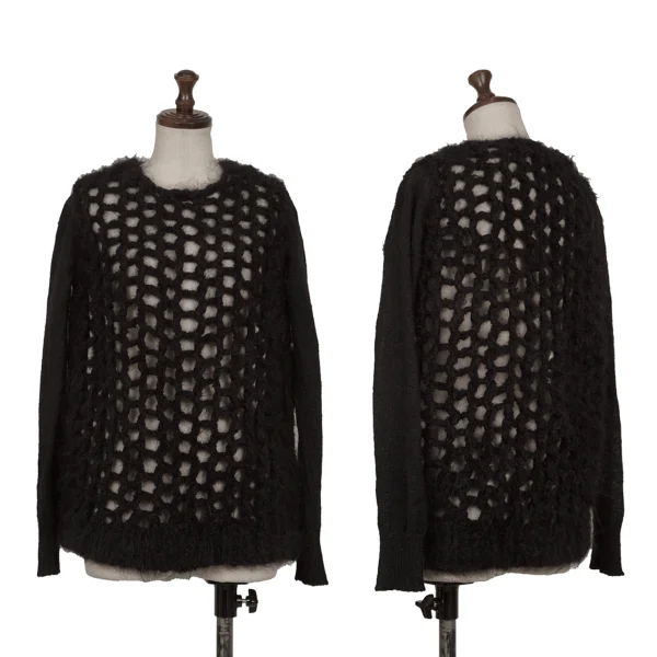 tricot COMME des GARCONS tricot Special Mohair Blend Knit Sweater Black S-M K-165497_001