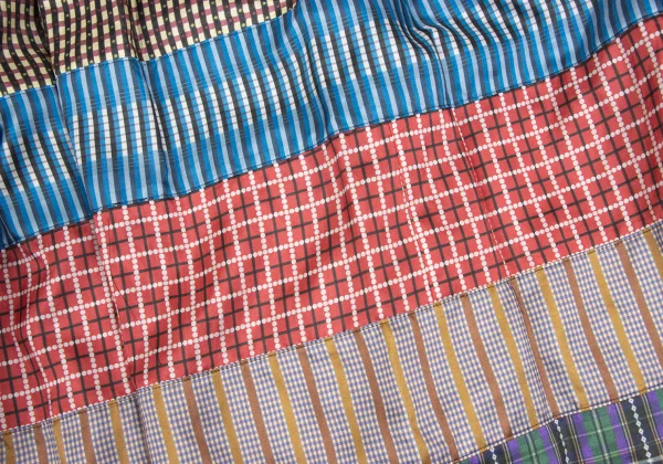 tricot COMME des GARCONS Colorful Pattern Switching Polyester Skirt K-165499_010