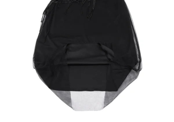 VIVIENNETAM Phoenix Beaded Mesh Sleeveless Dress K-165501_013