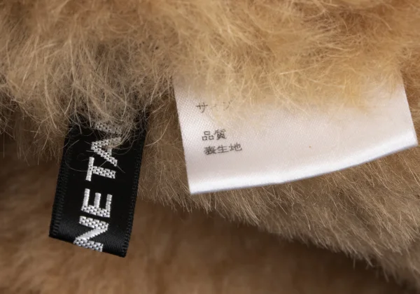 VIVIENNETAM Floral Embroidery Toggle Button Mouton Coat K-165502_020