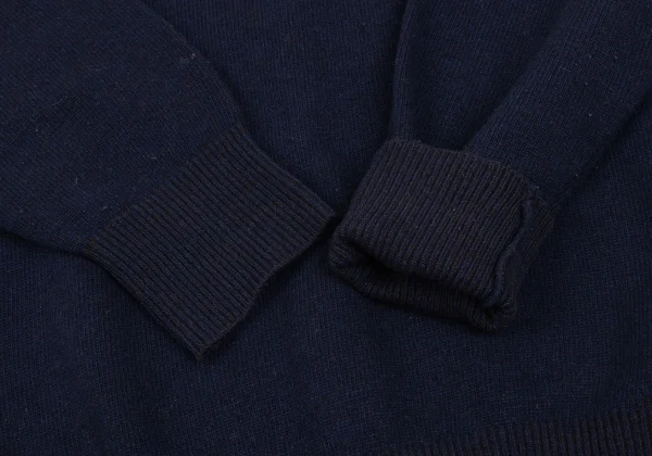 COMME des GARCONS HOMME PLUS Wool Nylon Knit Sweater K-165506_004