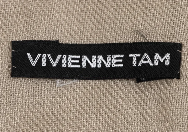 VIVIENNETAM Floral Embroidery Fringe Stole K-165507_007