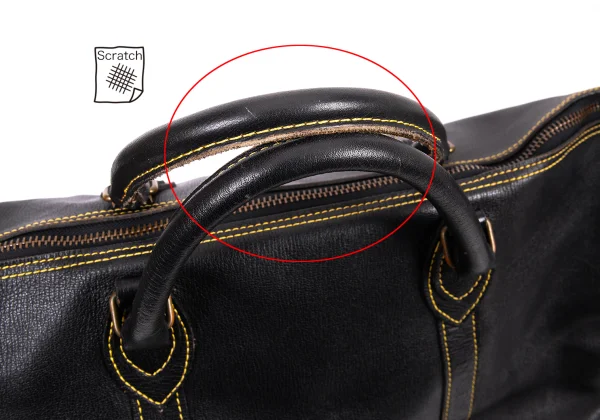 COMME des GARCONS Leather Boston Bag K-165509_015