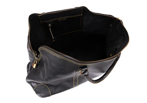 COMME des GARCONS Leather Boston Bag K-165509_018