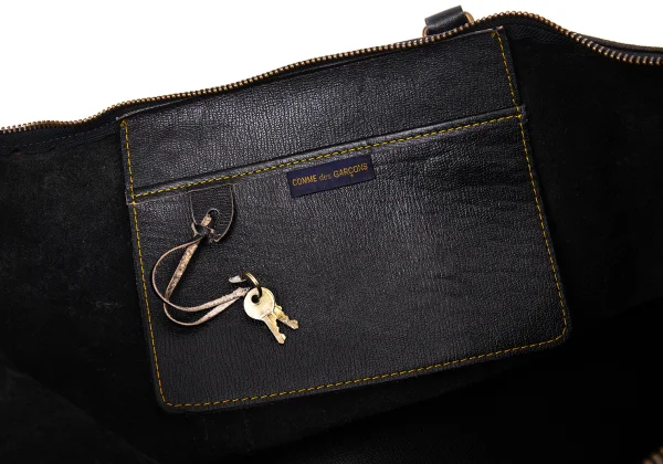 COMME des GARCONS Leather Boston Bag K-165509_019